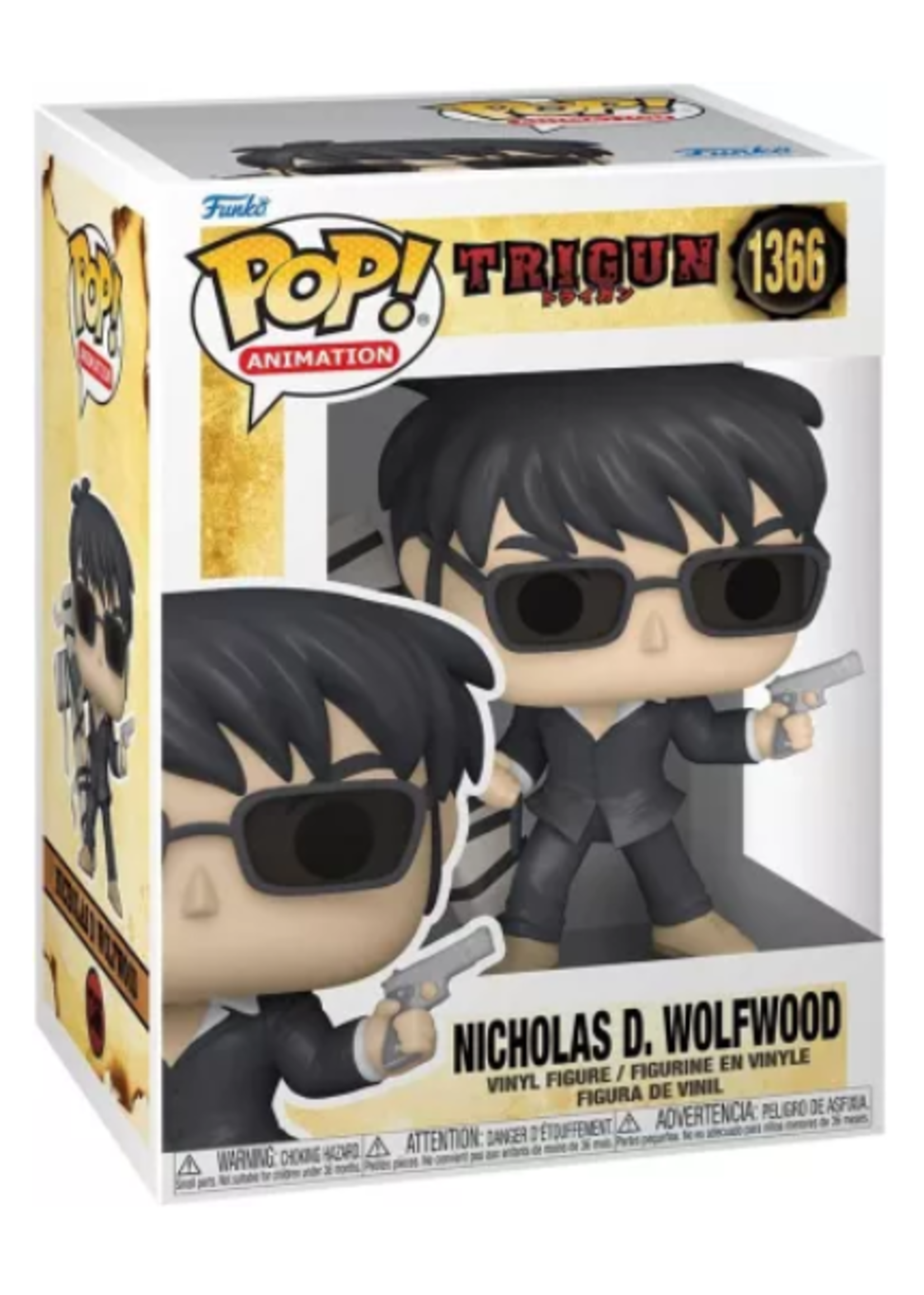 Funko POP POP TRIGUN 1366 - NICHOLAS D. WOLFWOOD