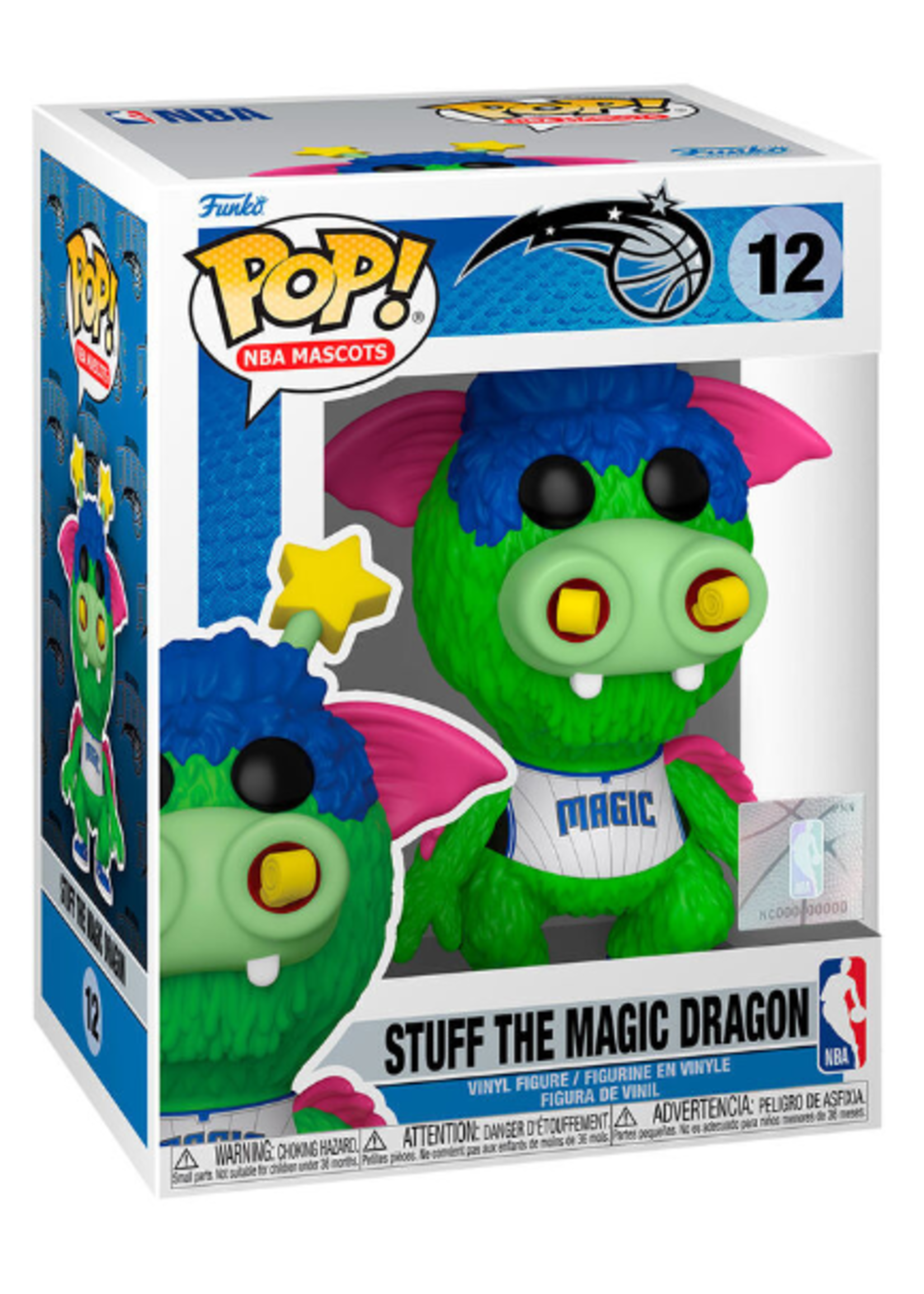 Funko POP POP NBA 12 - STUFF THE MAGIC DRAGON
