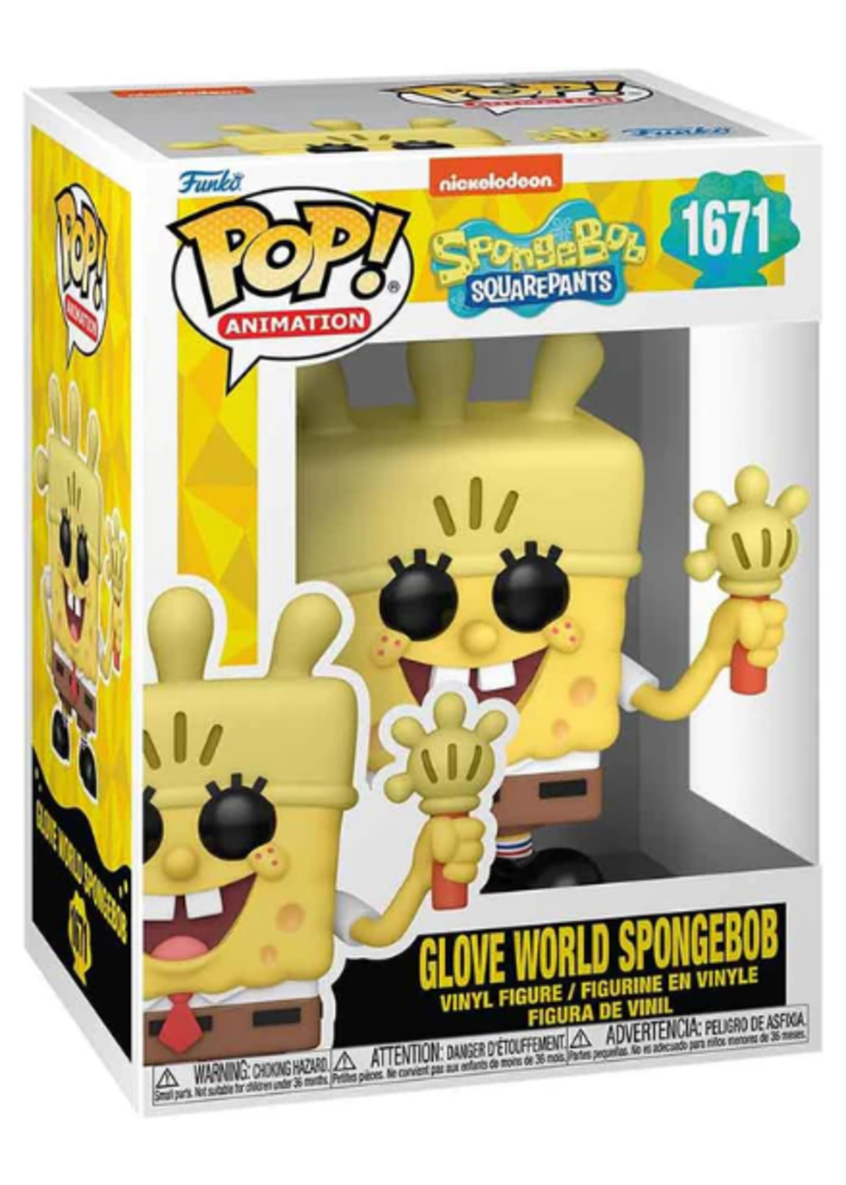 Funko POP POP SPONGEBOB SQUAREPANTS 1671 - GLOVE WORLD SPONGEBOB