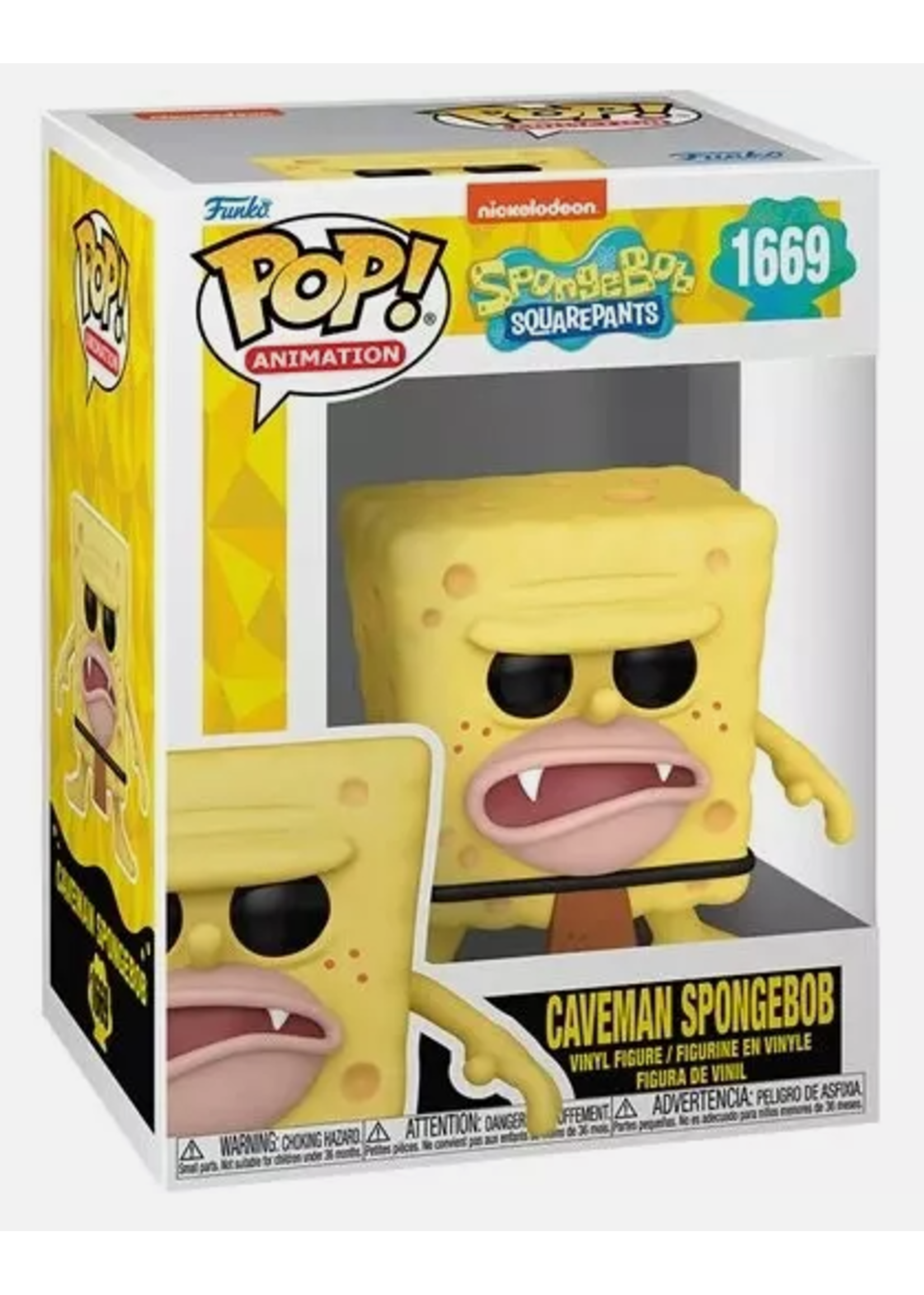Funko POP POP SPONGEBOB SQUAREPANTS 1669 - CAVEMAN SPONGEBOB