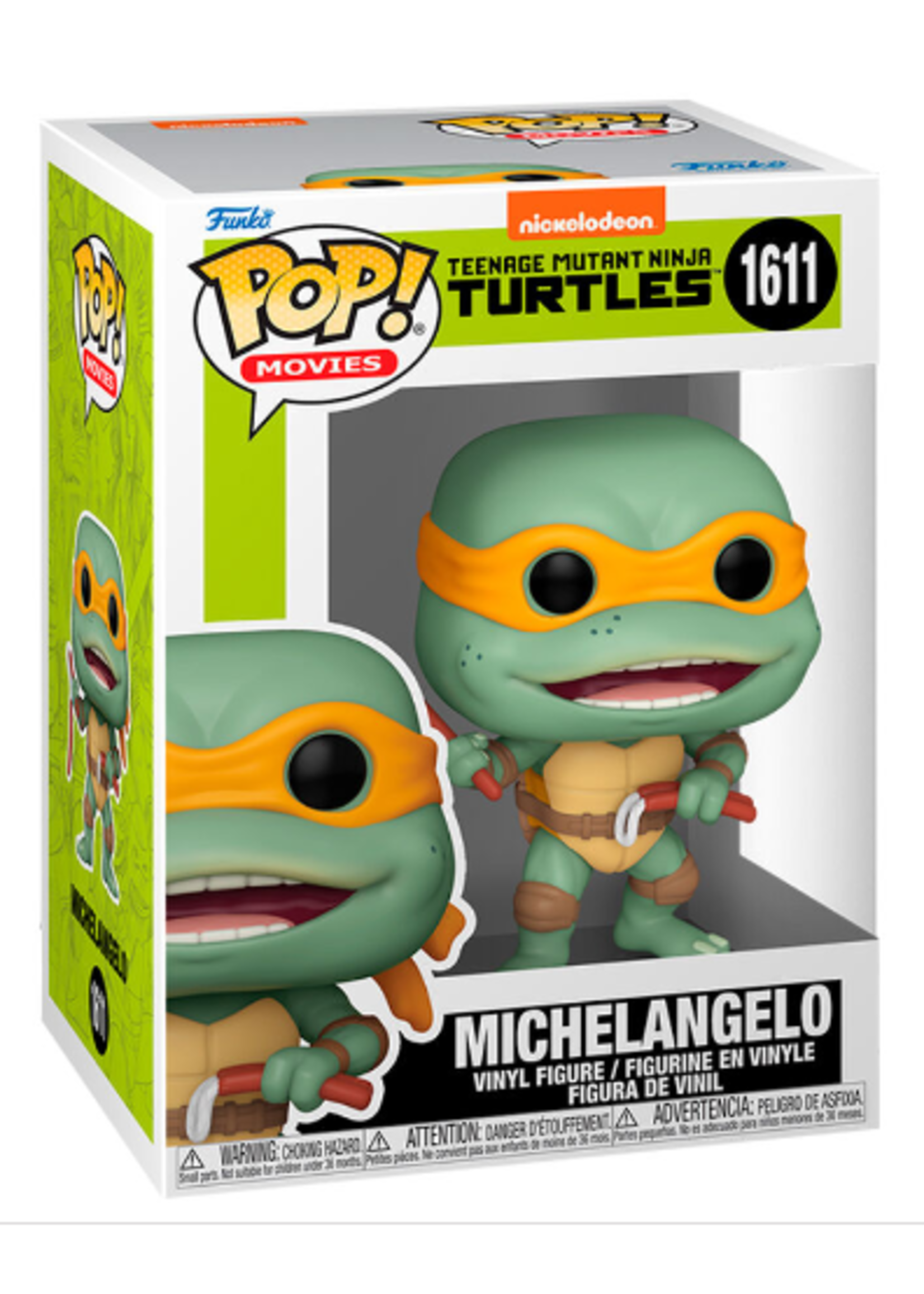 Funko POP POP TEENAGE MUTANT NINJA TURTLES  1611 - MICHELANGO SAUSAGE NUNCHUNKS