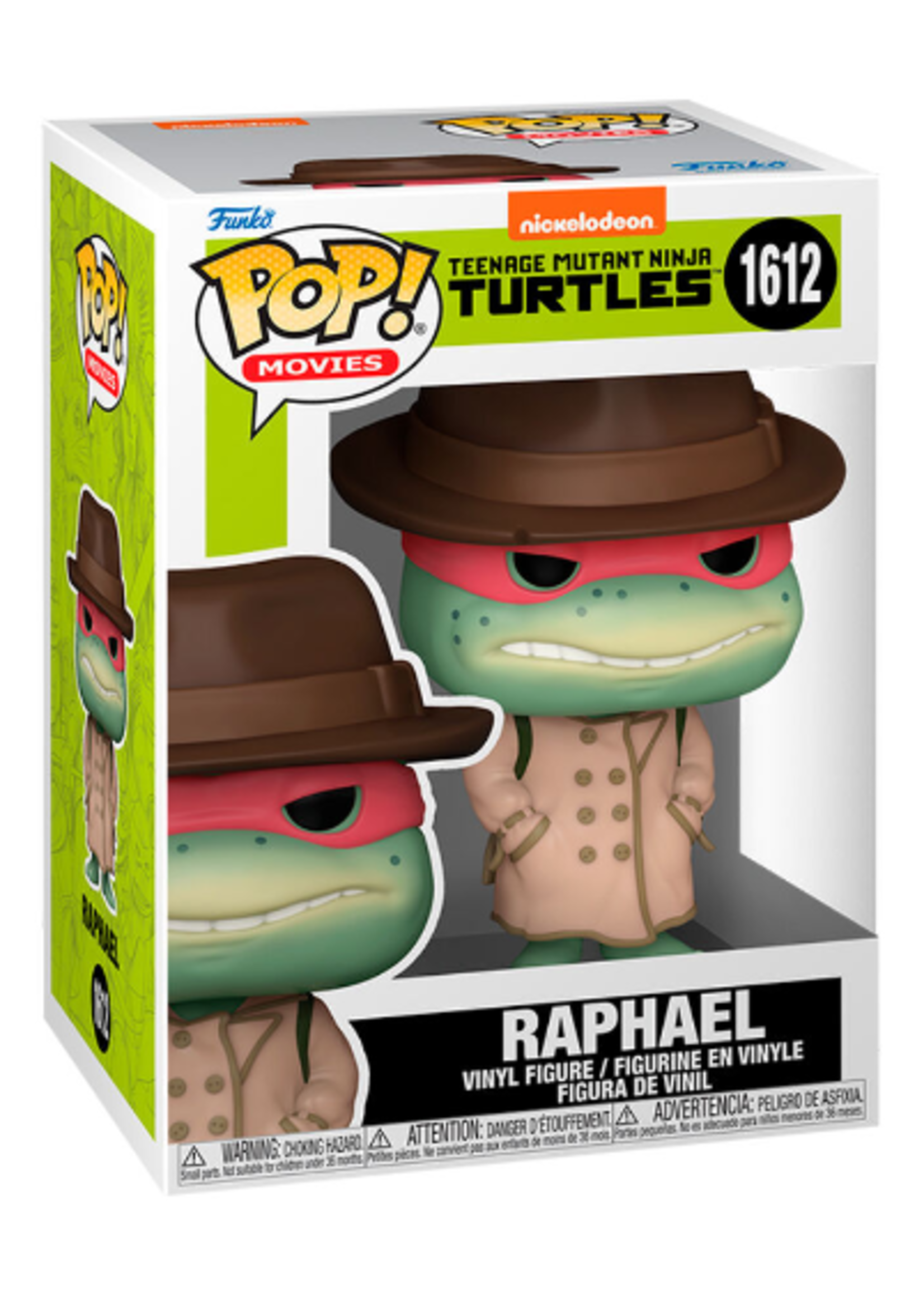 Funko POP POP TEENAGE MUTANT NINJA TURTLES 1612 - RAPHAEL WITH COAT