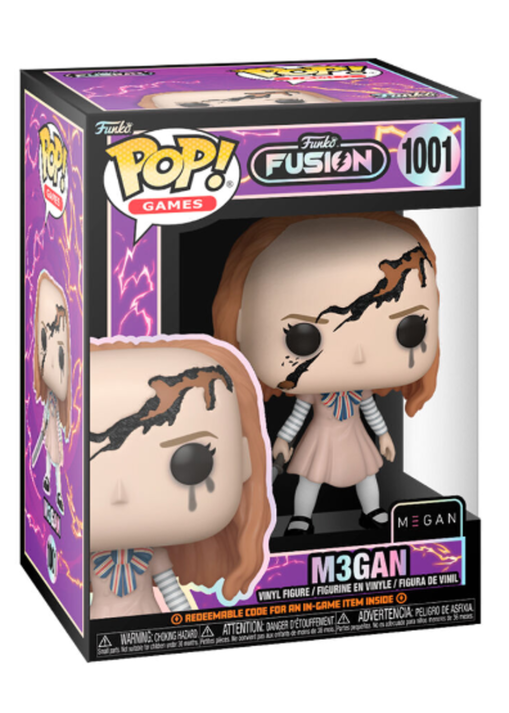Funko POP POP FUSION 1001 - M3GAN BATTLE DAMAGED