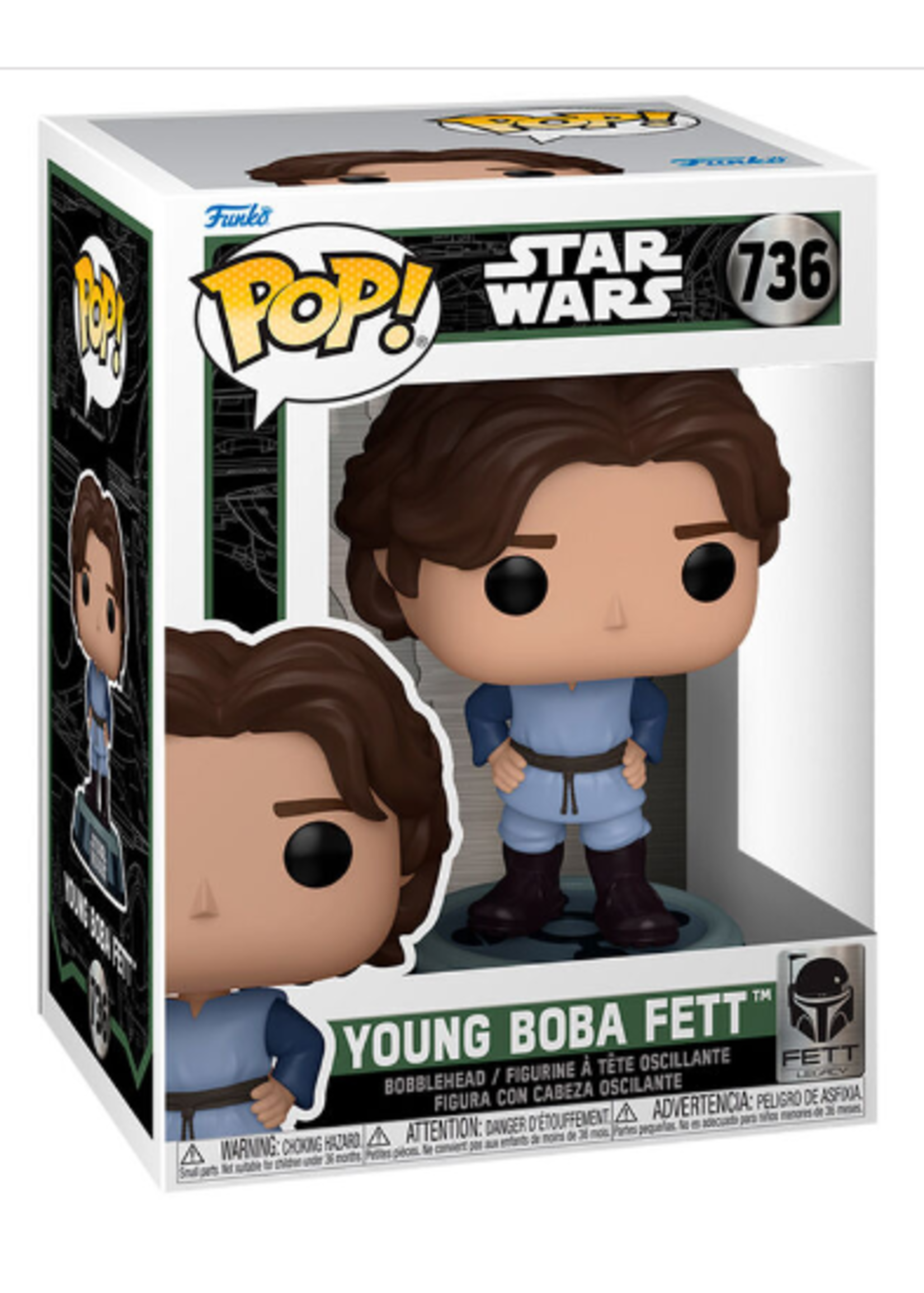 Funko POP POP STAR WARS FETT LEGACY 736 - BOBA FETT YOUNG