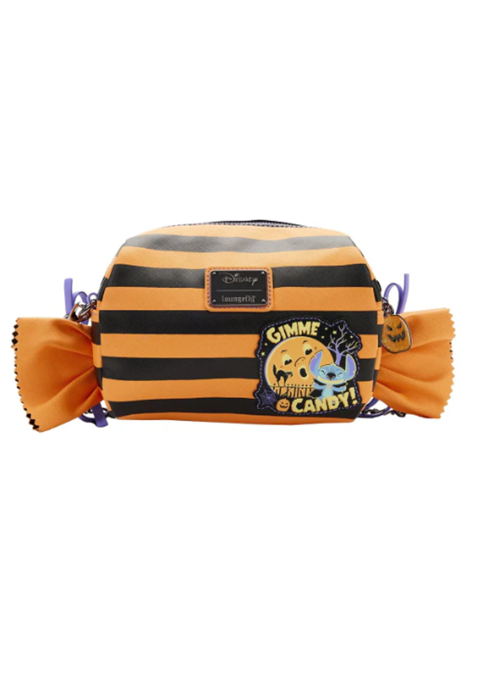 Loungefly LOUNGEFLY DISNEY LILO AND STITCH HALLOWEEN CANDY WRAPPER CROSSBODY BAG
