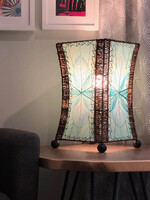 Hourglass Table Leaf Lamp
