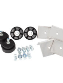 KIT, 4-RUBBER FEET w/ BRACKETS