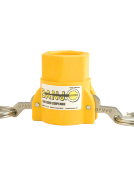 3/4" F-CAM TO 3/4"F-GH YELLOW Banjo 3/4" F-CAM TO 3/4"F-GH YELLOW Banjo