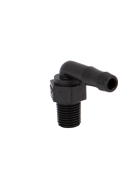 HOSE BARB 1/4" THD-3/8" BARB 90 DEGREE Banjo