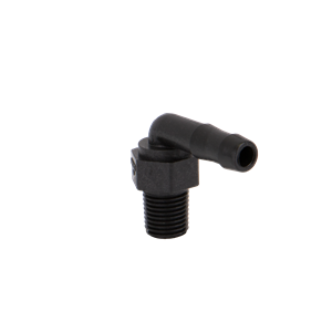 HOSE BARB 1/4" THD-3/8" BARB 90 DEGREE Banjo