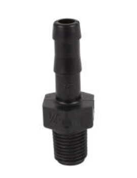 HOSE BARB 1/4" THD-3/8" BARB Banjo