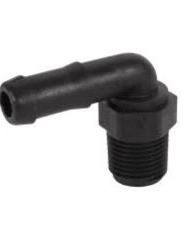 HOSE BARB 1/2" THD-1/2" BARB 90 DEGREE Banjo