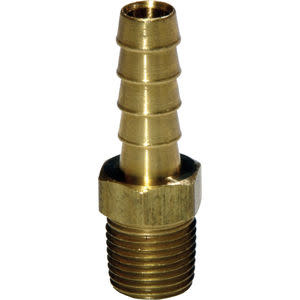 Brass Barb 3/8 M-NPT X 1/4 Hose Barb (Fuel Tank)