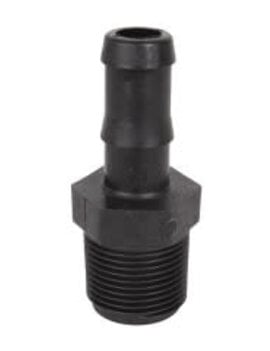 HOSE BARB 3/4" THD-5/8" BARB - Banjo