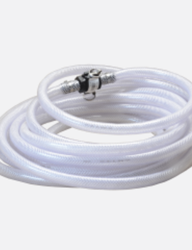 50' Water Supply Garden Hose (5/8 Clear Braid Hose