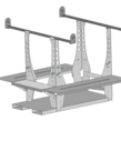 PowerStream Aluminim Sub-Structure 72" Assembly - Standard