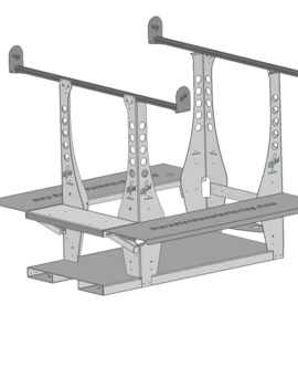 PowerStream Aluminim Sub-Structure 72" Assembly - Standard
