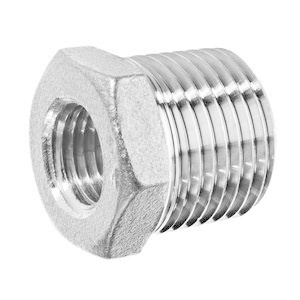 3/4"-3/8 SS Hex Reducer Bushing