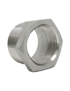 3/4" x 1/2" Reducer Hex Bushing SS - for Swivel