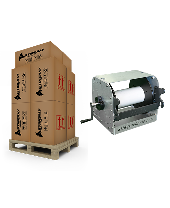 Stingray Manta Manual 15" Hose Reel - Pallet