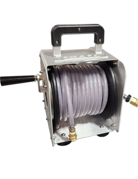 Stingray Skate Loaded 3/8 Garden Hose Hand Carry Reel