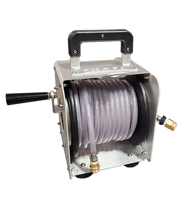 Stingray Skate Loaded 3/8 Garden Hose Hand Carry Reel