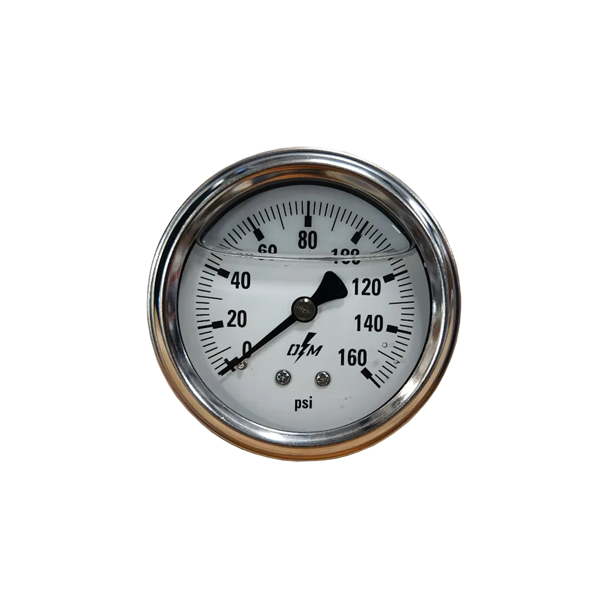 SS Liquid Filled Pressure Gauge - 160 PSI