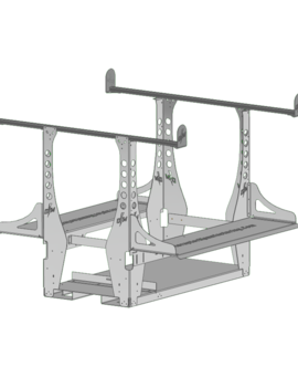 POWERSTREAM 2500 Basic 6 Foot Aluminum Truck Bed Skid