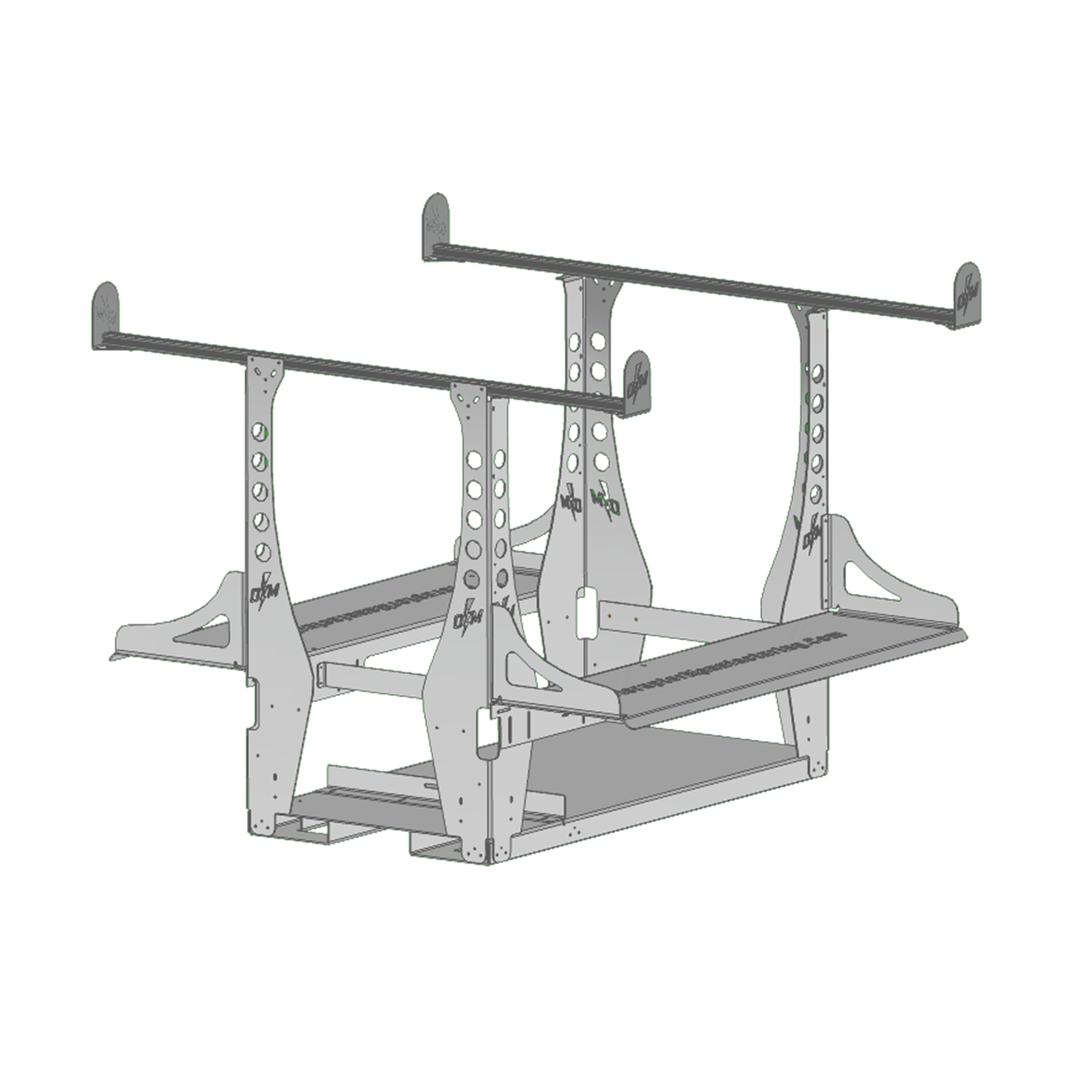 POWERSTREAM 3500 Basic 8 Foot Aluminum Truck Bed Skid