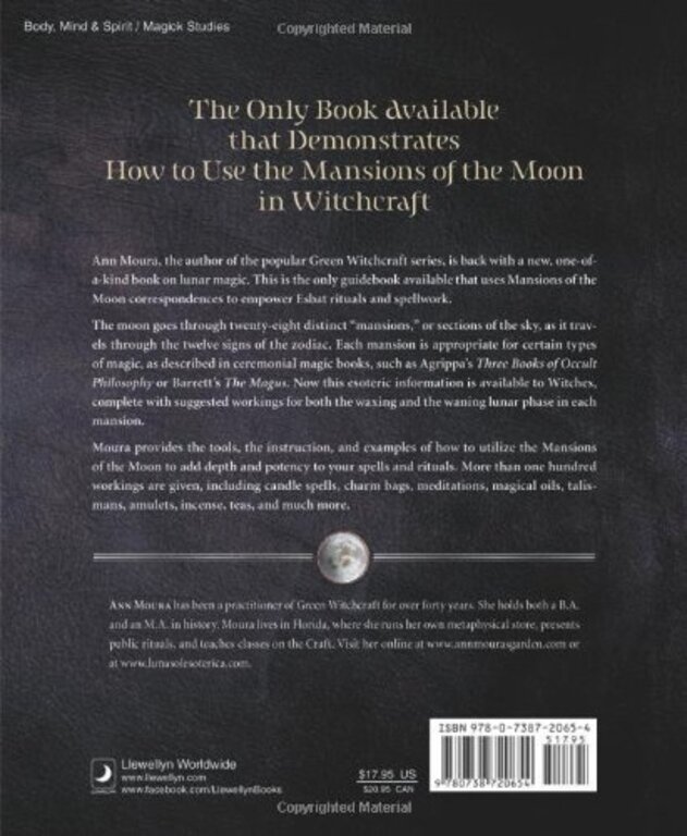 Llewellyn Publications MANSIONS OF THE MOON FOR THE GREEN WITCH: A Complete Book Of Lunar Magic