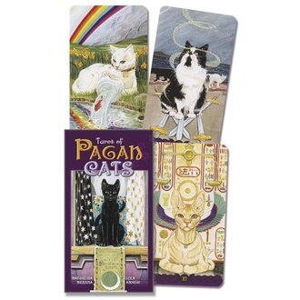 Llewellyn Publications TAROT OF PAGAN CATS (78-card deck & instruction booklet)