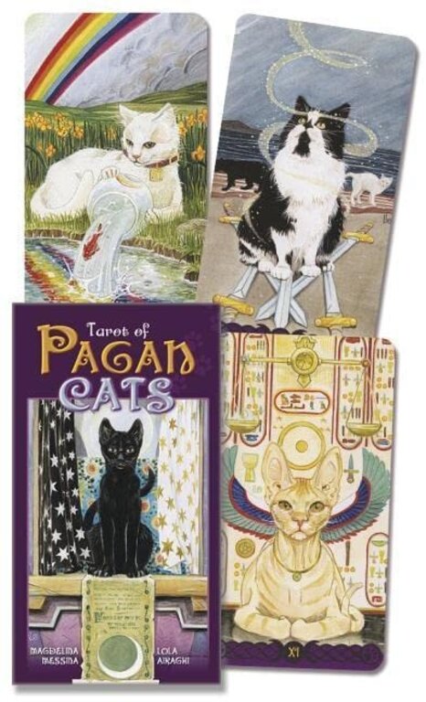 Llewellyn Publications TAROT OF PAGAN CATS (78-card deck & instruction booklet)