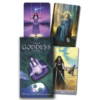Llewellyn Publications TRIPLE GODDESS TAROT (78-card deck & instruction booklet)