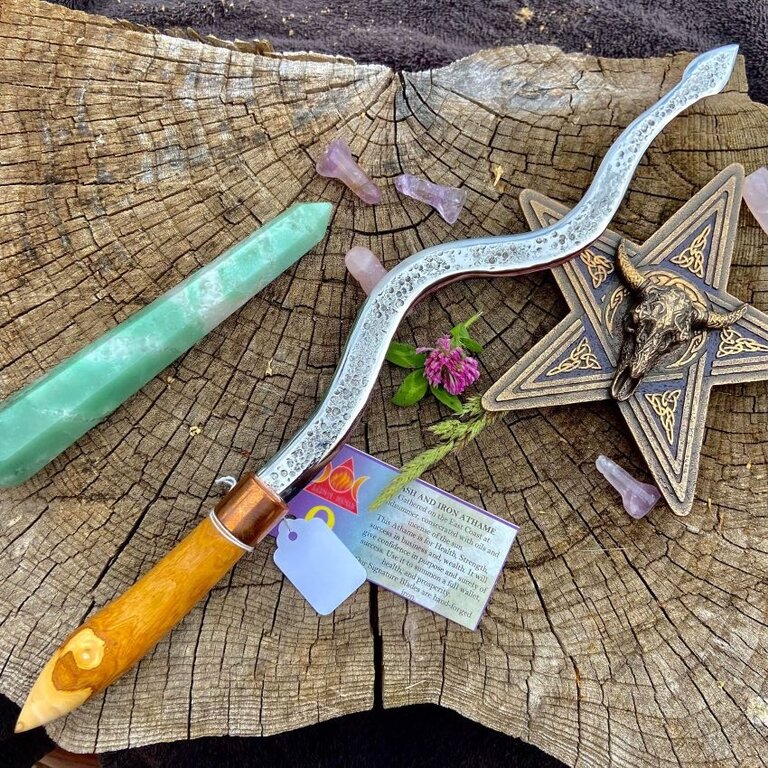 Luna Ignis Ash and Iron Serpent Athame