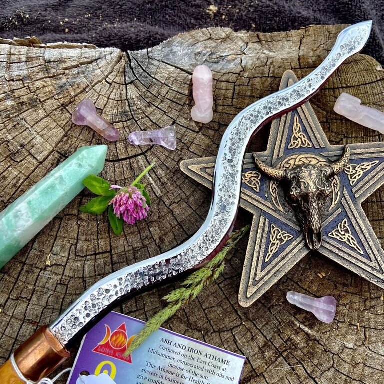 Luna Ignis Ash and Iron Serpent Athame