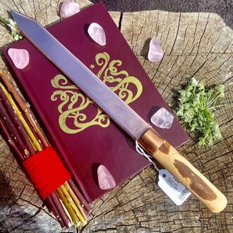 Luna Ignis Copper and Willow Large Athame Luna Ignis Copper and Willow Large Athame