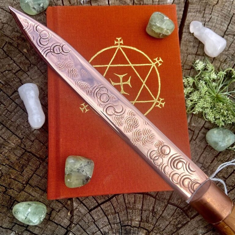 Luna Ignis Copper and Apple Large Athame