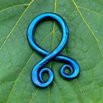 Luna Ignis Luna Ignis Hand Forged Colorized Troll Cross Amulet Pendant Luna Ignis Luna Ignis Hand Forged Colorized Troll Cross Amulet Pendant