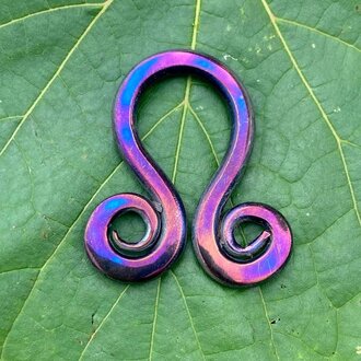 Luna Ignis Luna Ignis Hand Forged Colorized Alternate Troll Cross Amulet Pendant Luna Ignis Luna Ignis Hand Forged Colorized Alternate Troll Cross Amulet Pendant