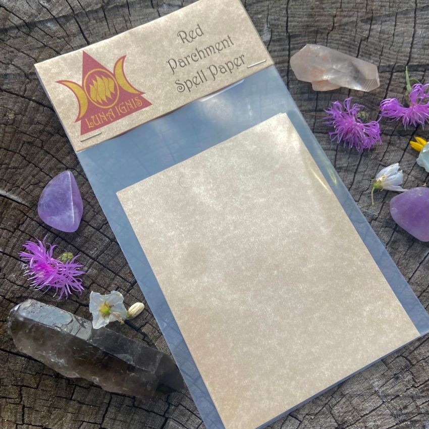 Red Parchment Paper Artes and Craft LLC