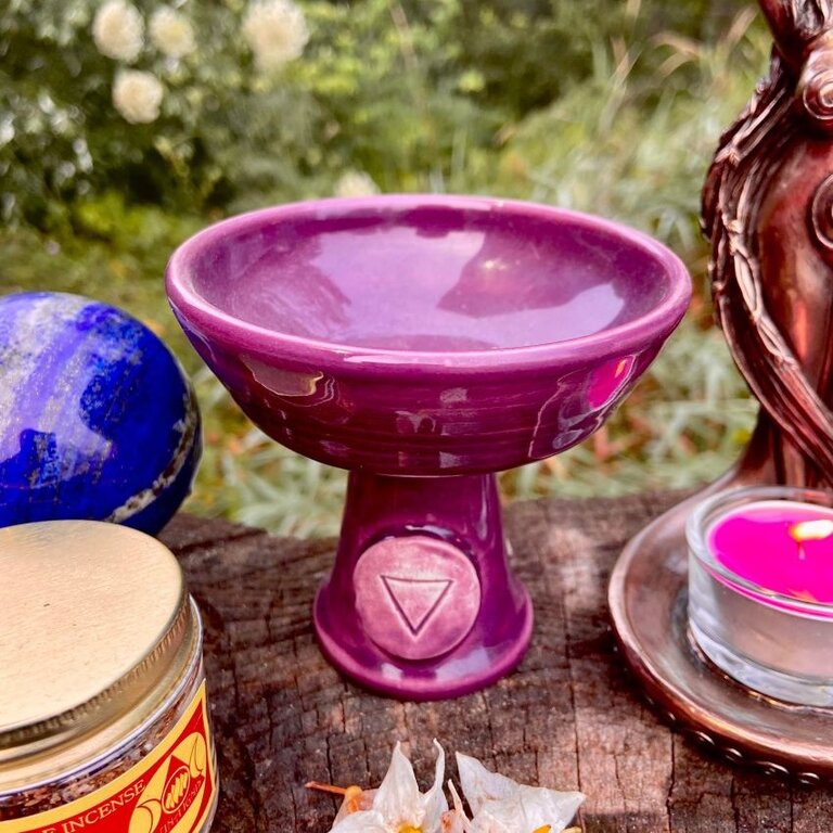 Luna Ignis Luna Ignis Ceramic Incense Burner Purple Air