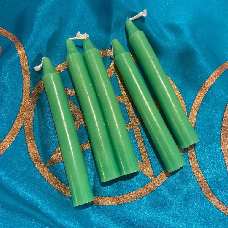 Luna Ignis Light Green Chime Spell Candle