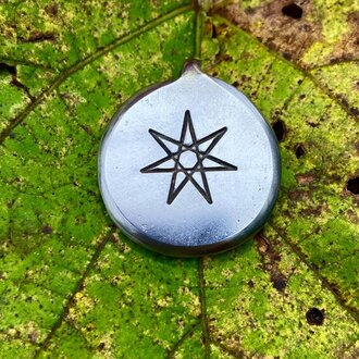 Luna Ignis Luna Ignis Hand Forged Faery Star Septagram Amulet Pendant Luna Ignis Luna Ignis Hand Forged Faery Star Septagram Amulet Pendant