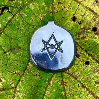 Luna Ignis Luna Ignis Hand Forged Unicursal Hexagram Thelema Pendant Luna Ignis Luna Ignis Hand Forged Unicursal Hexagram Thelema Pendant