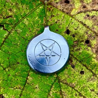 Luna Ignis Luna Ignis Hand Forged Reverse or Upside Down Pentagram Pendant Luna Ignis Luna Ignis Hand Forged Reverse or Upside Down Pentagram Pendant
