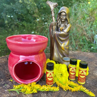 Luna Ignis Luna Ignis Ceramic Oil Diffuser Red