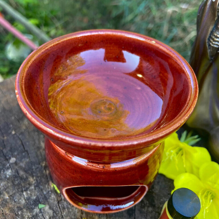 Luna Ignis Luna Ignis Ceramic Oil Diffuser Red Brown