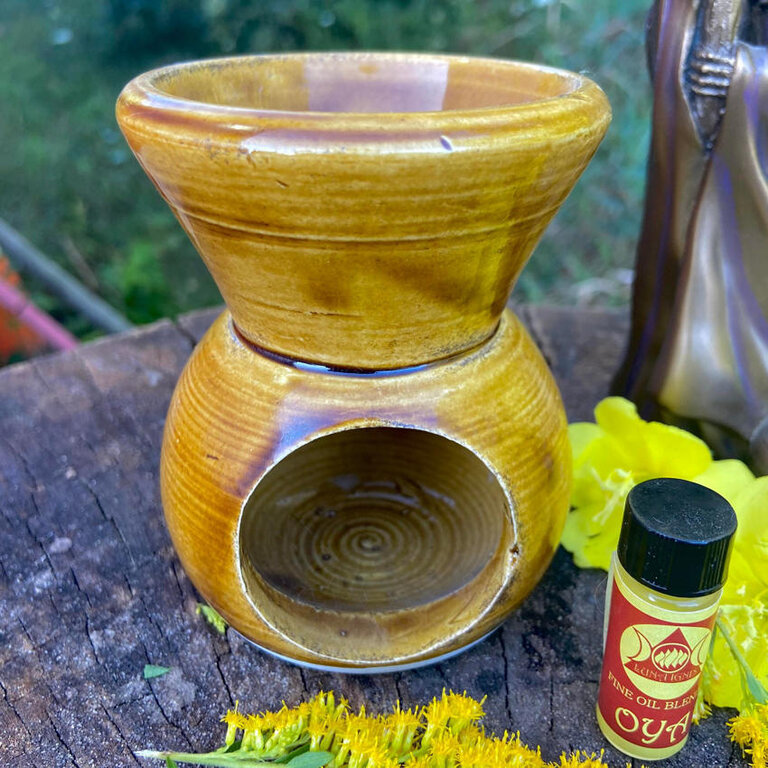 Luna Ignis Luna Ignis Ceramic Oil Diffuser Golden Brown