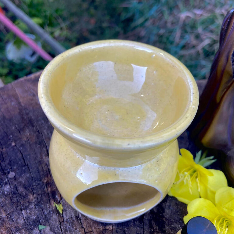 Luna Ignis Luna Ignis Ceramic Oil Diffuser Yellow Brown