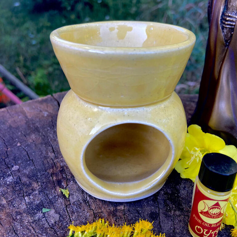 Luna Ignis Luna Ignis Ceramic Oil Diffuser Yellow Brown